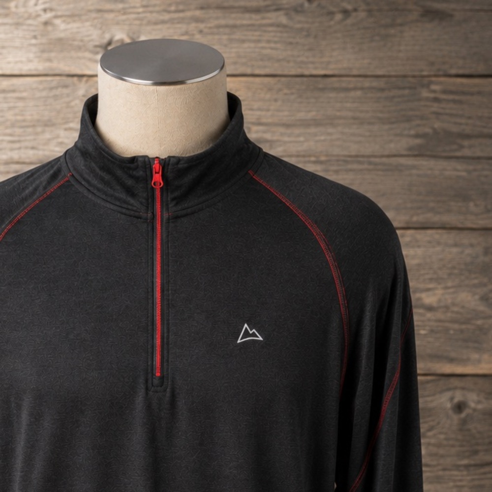 Paradox Merino Blend 1/4 Zip Pullover Men’s Large Wool Blend Athletic Base Layer